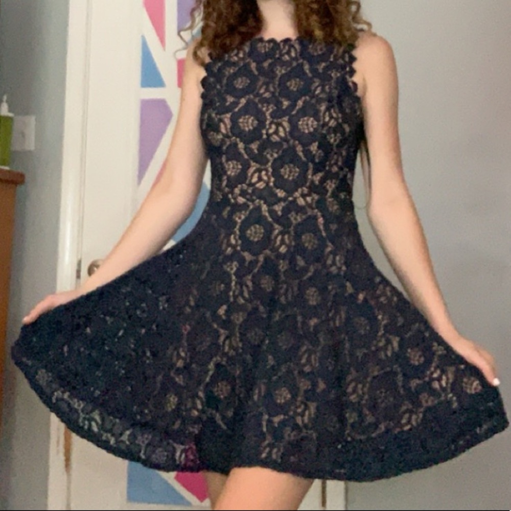 navy blue dress
